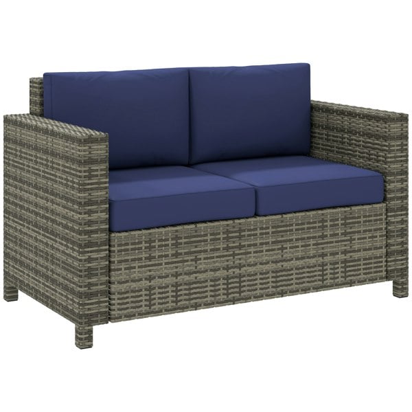 Rattan Loveseat