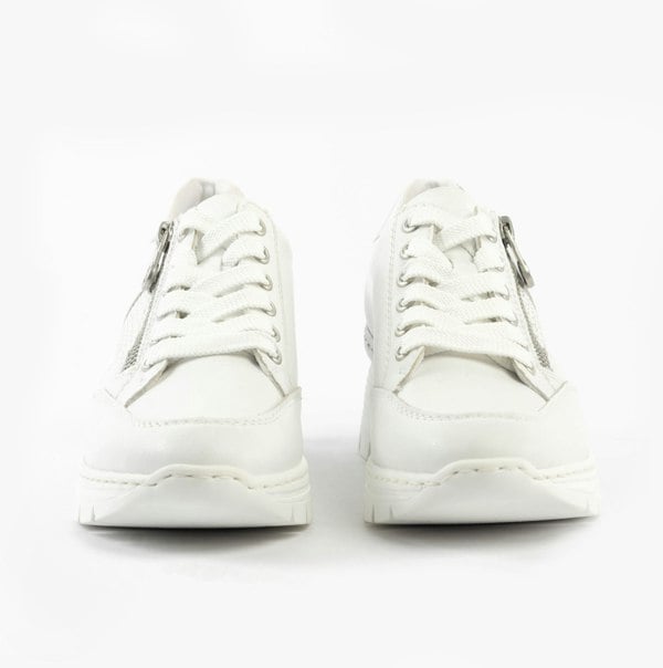 Rieker N8322-80 Womens Shoes - White