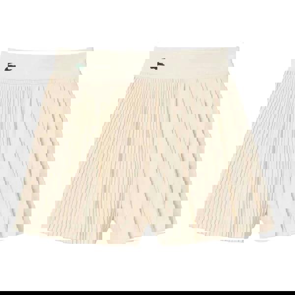 Lacoste Womens/Ladies Lined Pleated Tennis Shorts - Cream - 