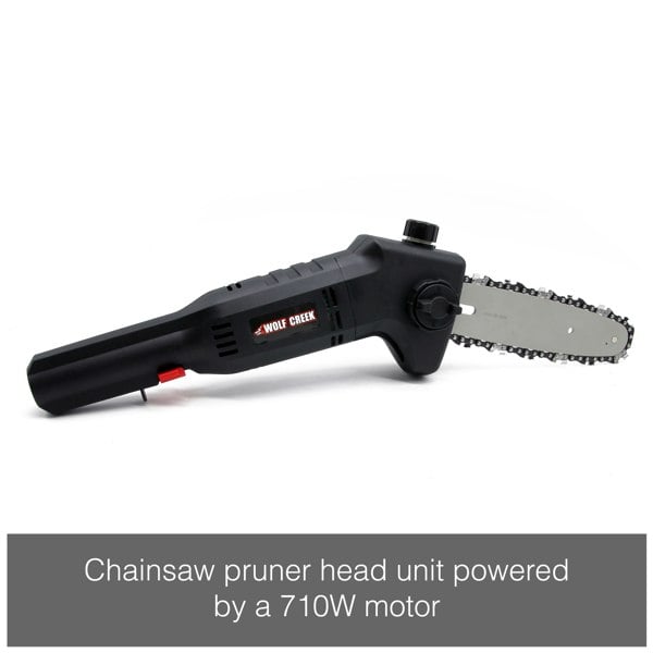 Wolf Creek 2 IN 1 Electric Long Reach Pole Saw & Hedge Trimmer