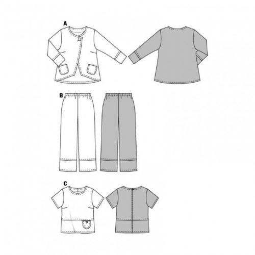 Burda Sewing Pattern 8108 Jackets, Trousers and Tops For Women, 18 to 34 - Easy