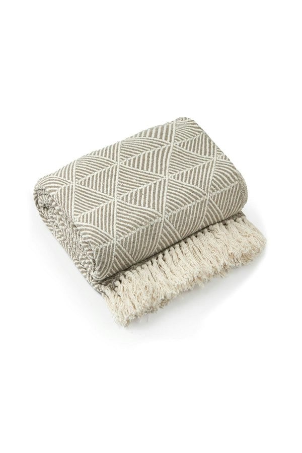 Emma Barclay Zahra Natural Blanket/Throw
