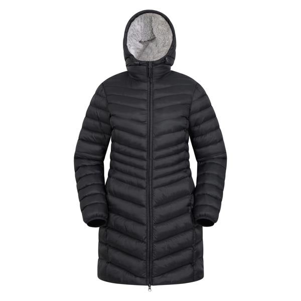 Mountain Warehouse Womens/Ladies Florence Faux Fur Lined Padded Jacket - Black - 