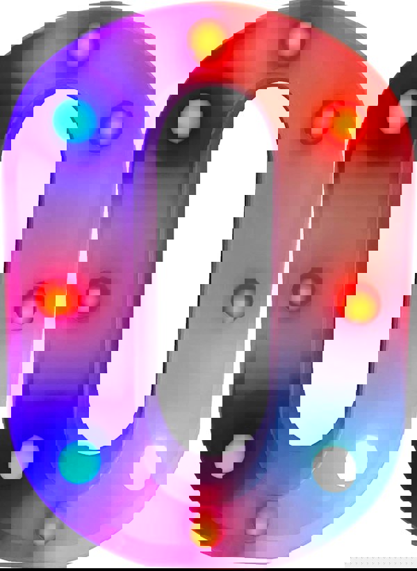 St Helens Battery Operated RGB Number With Remote Control Number 0