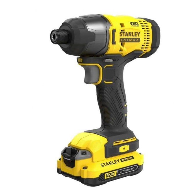 Stanley Fatmax SFMCF800C2K-GB 18V Li-Ion Impact Driver 2 x 1.5ah Batteries