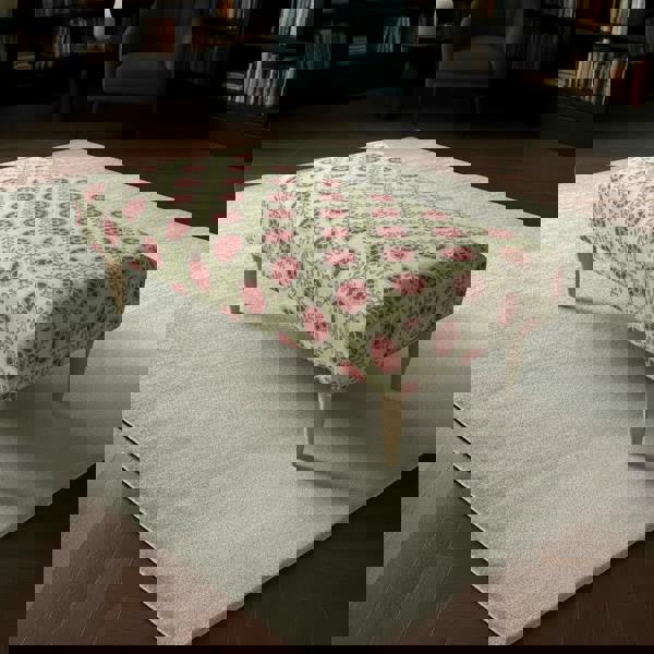 Elegant Hallway Ottoman Non - Storage Bench with Stitched Top – Premium Designer Footstool - ISTOOLS