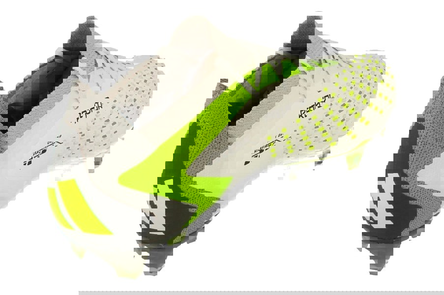 Adidas Predator Accuracy.1 L FG Mens Football Boots  GZ0032 - White Black Lime Gz0032 - Photo 2