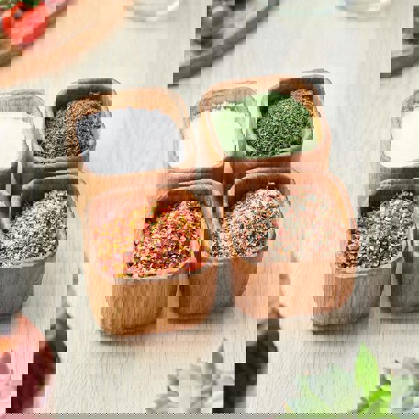 MijMoj Design Personalised Solid Oak Pinch Pot Or Pot Set