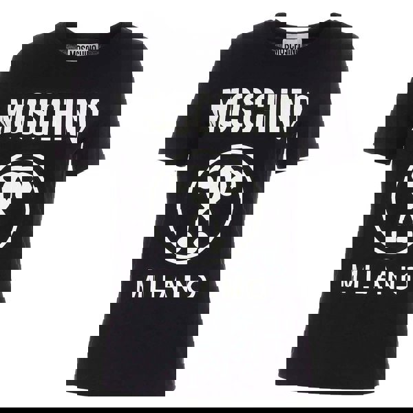 Moschino Double Question Mark Black T-Shirt