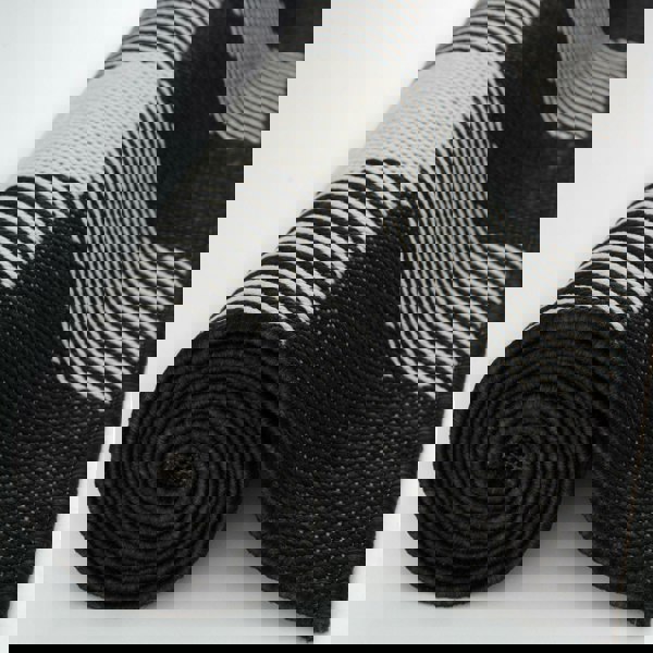 Black Checkered Outdoor Rug for Garden | The Rugs