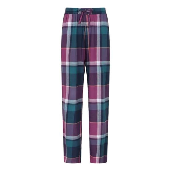 Mountain Warehouse Womens/Ladies Flannel Lounge Pants - Dark Purple - 