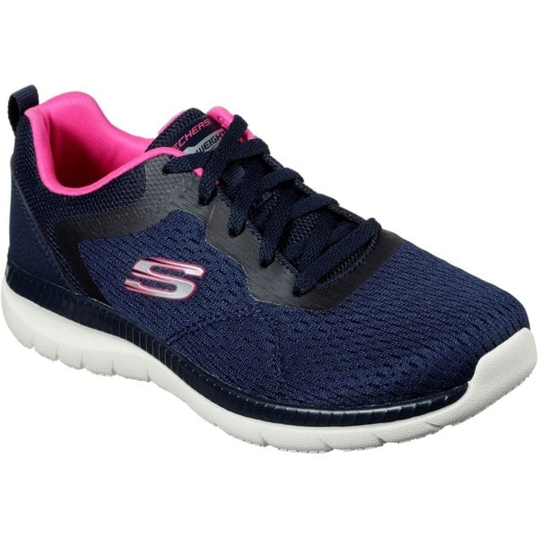Skechers Bountiful Quick Path Women's Trainers in Navy/Hot Pink