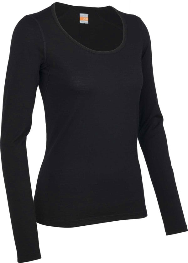 Icebreaker Women's Merino 200 Oasis Long Sleeve Soft Scoop Neck Base Layer {IC-104378}