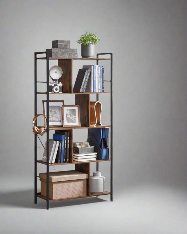 Modcraft 6 Tier Industrial Bookshelf