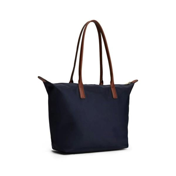 Tommy Hilfiger Popette Monogram Nylon Tote Bag - Blue - 
