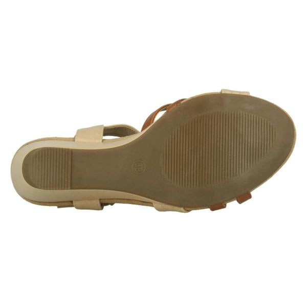 Eaze Ladies Eaze High Wedge Ankle Sandals