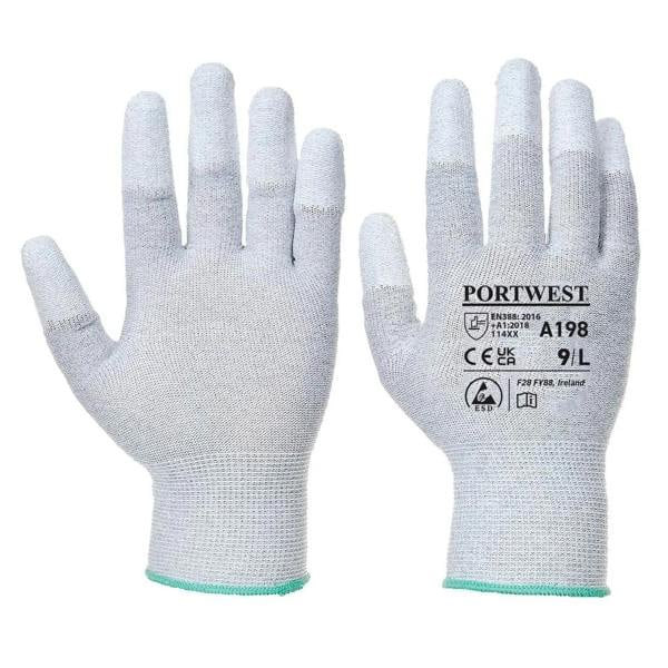 ESD 13 PU Fingertip Glove (Pack of 12) - Hi-Vis Trousers