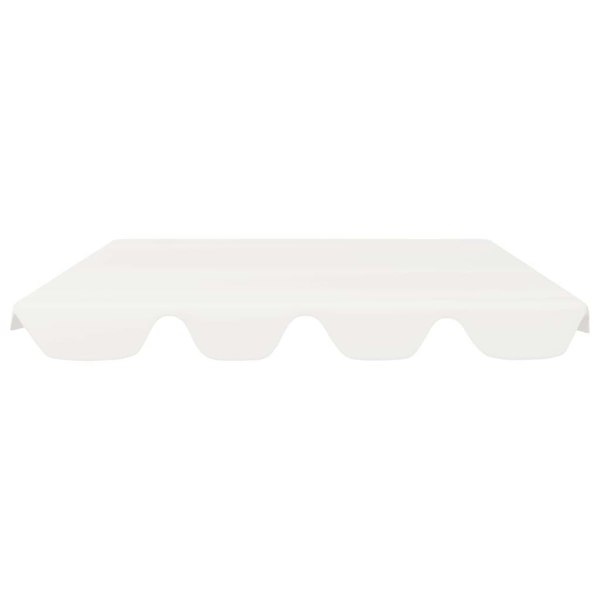 Berkfield Replacement Canopy for Garden Swing White 150/130x70/105 cm