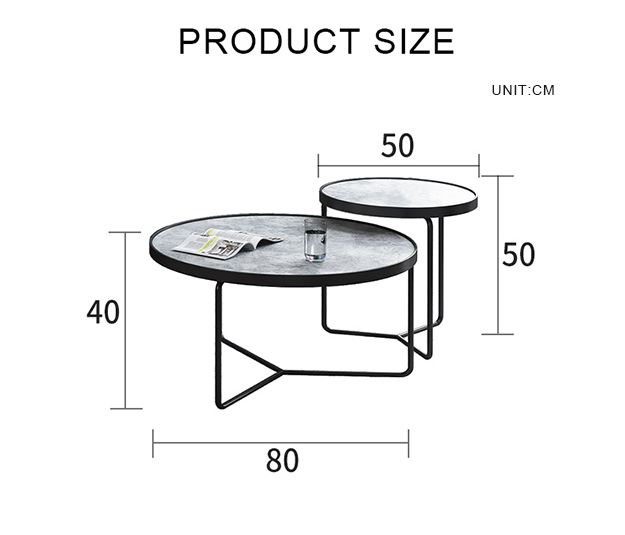 Weilai Concept Cara Nesting Coffee Table Set