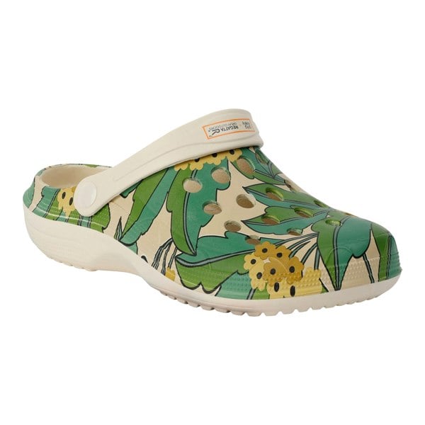 Regatta Womens Orla Tropical Leaves Lightweight Clogs - Green