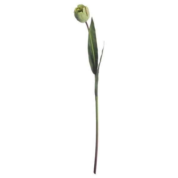Hill Interiors Artificial Green Tulip Plant - Green