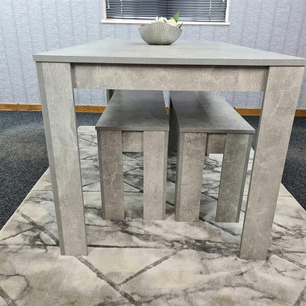 Kosy Koala Dining Table Set with 2 Benches Dining Room and Kitchen table set of 2