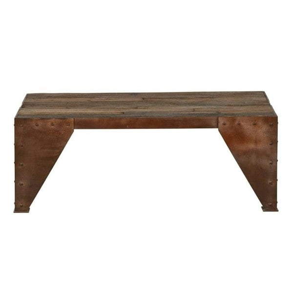 IH Design Herica Reclaimed Chadeer Rectangular Coffee Table