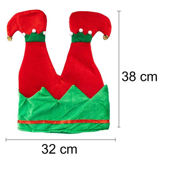 Elf Legs Christmas Hat with Jingle Bells for Festive Parties and Holiday Fun image 4