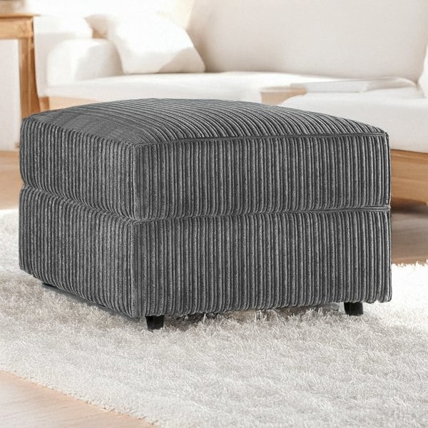 Furnishings For Less Luxor / Ferguson / Delta Jumbo Cord Footstool