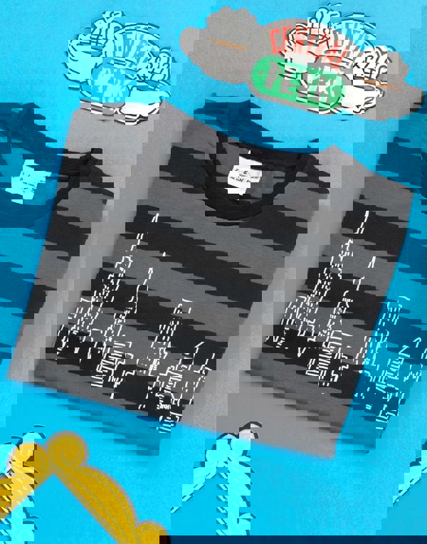 Friends Girls Grey Logo Short Sleeve Nightdress