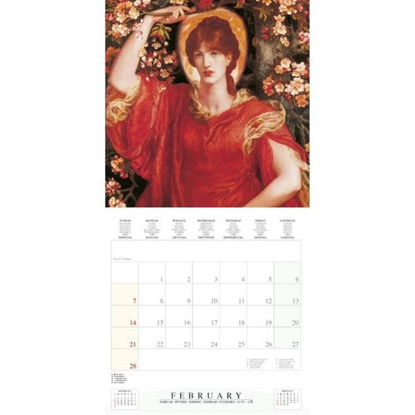 Pre-Raphaelites Calendar 2027, Wall Calendars, Month To View, Art, Gift
