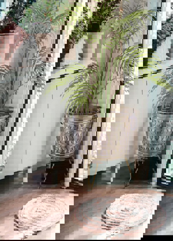 Rozi Prizma Collection Foldable Gold Plant Pot