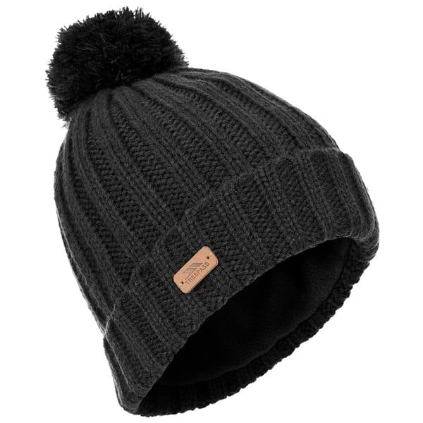Trespass Mens Thorns Beanie Hat - Black - 