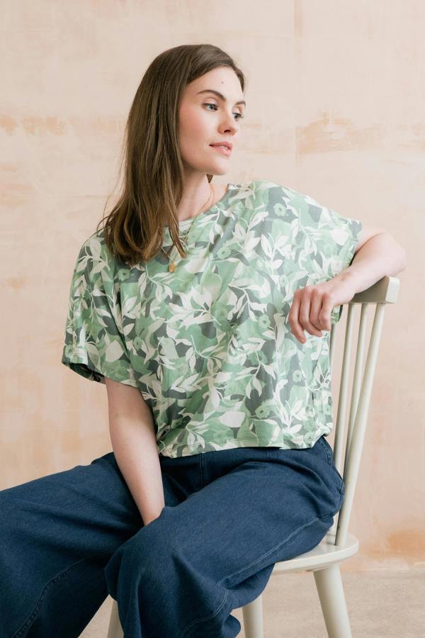 Lily & Me Laburnum Printed Jersey Shell Top