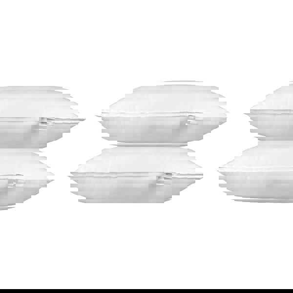 HOMESCAPES Microfibre Euro Continental Pillow Pair - 40cm x 80cm (16"x32")