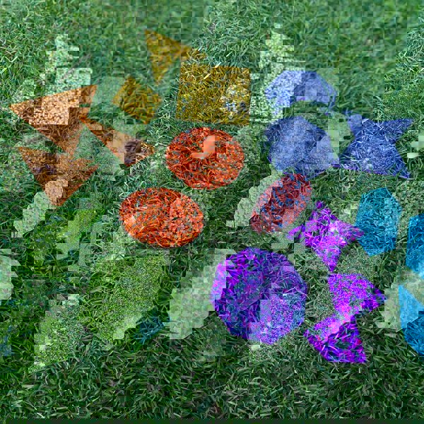 tickit Rainbow Glitter Shapes