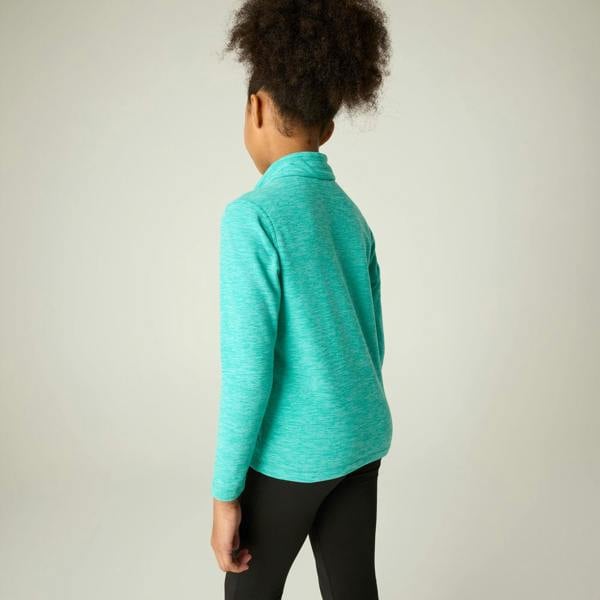 Regatta Kids Hot Shot Quarter Zip Fleece Top - Turquoise