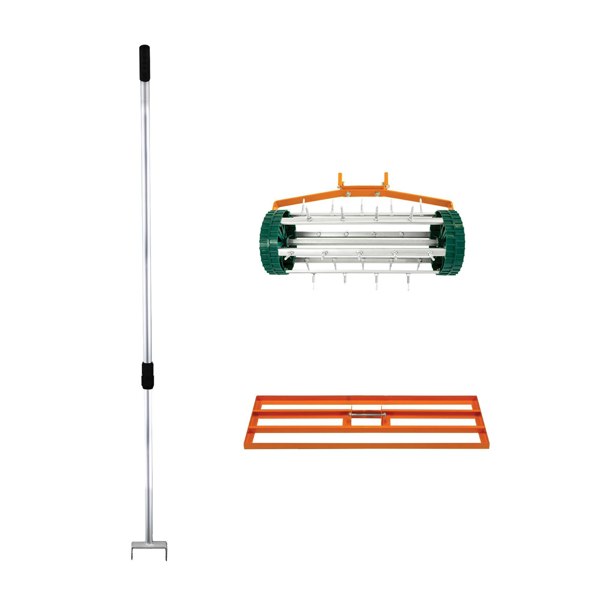 T-mech 100cm Lawn Leveller & Aerator – Orange