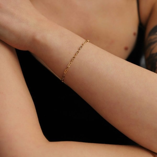 Gold Trip Vintage Delicate Chain Bracelet