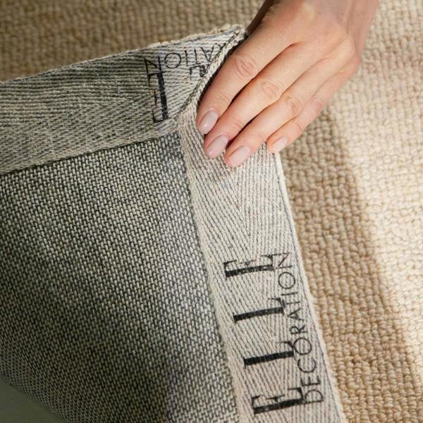 Wool Rug Knots Light Beige, Durable and Soft Pile rug, Heat insulting