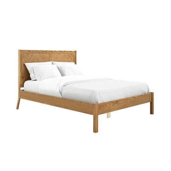 Wyld Haus Dungarvan 5ft King Size Chevron Zig Zag Natural Wood Bed