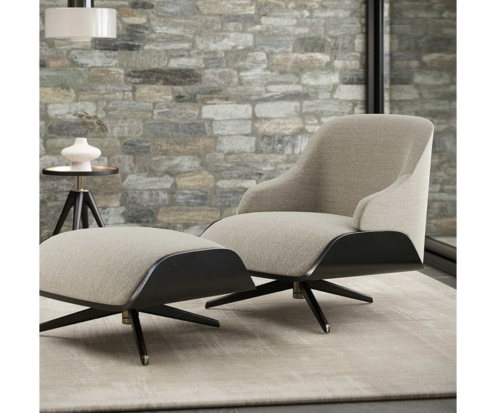 Brigid Armchair as the focal point of a stylish and elegant home decor.