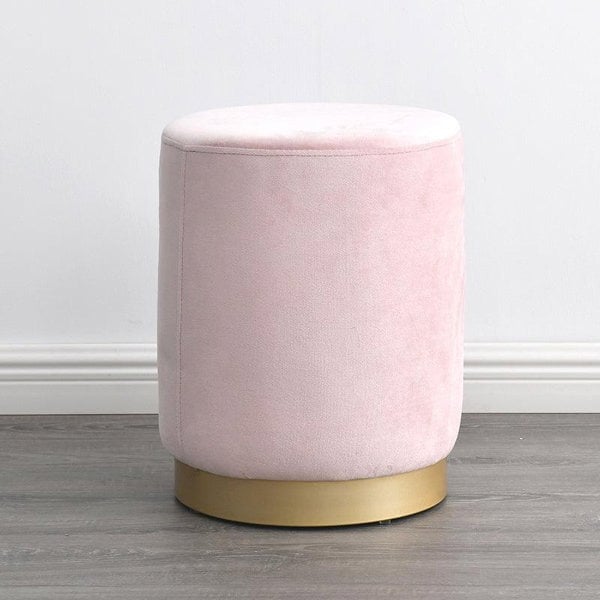 N89 Round Stool, Leather/ Velvet-Weilai Concept-Weilai Concept