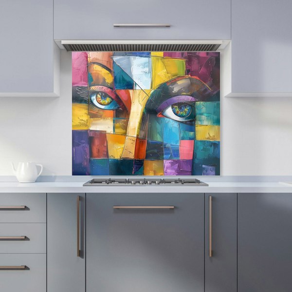 Warren Reed - Designer Fragmented Vision: Eyes Of The Soul Kitchen Splashback