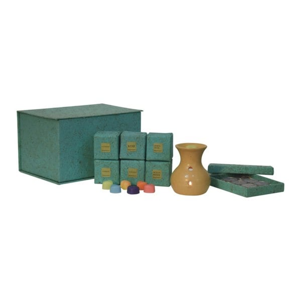 Artisan Furniture Taya Beige Wax Melter Set (Summer)