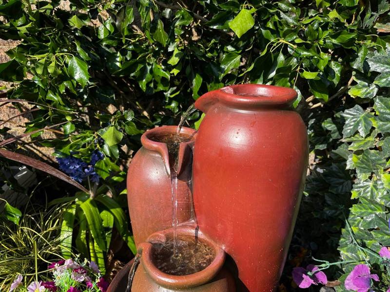 Tranquillity Water Features 3 Pouring Urns Traditional Water Feature