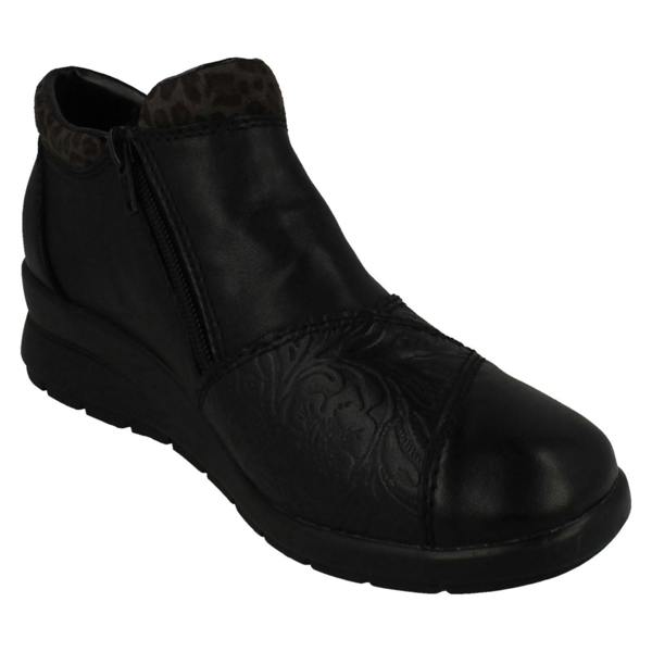 Rieker Ladies Rieker Dual Zip Fastening Ankle Boots L4881