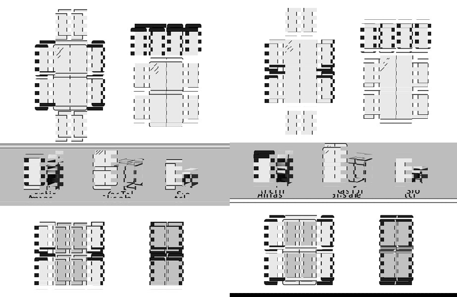 Furnishings For Less Garden 9 Piece Dining Set With Table & Chairs