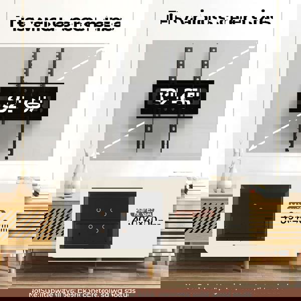 Levede TV Wall Bracket Full Motion Swivel Tilt for 26 32 40 42 46 50 55 65" TV