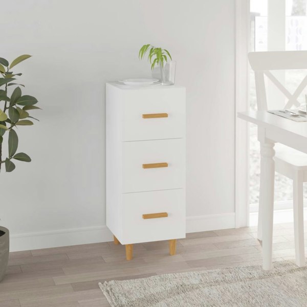 Berkfield Sideboard White 34.5x34x90 cm Engineered Wood
